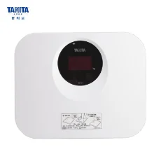 百利達（TANITA）體重秤tanita智能電子秤家用體重計精準成人稱重人體秤健康稱 HD-394白色/酒紅色